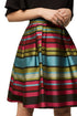 Stripe Taffeta Skirt